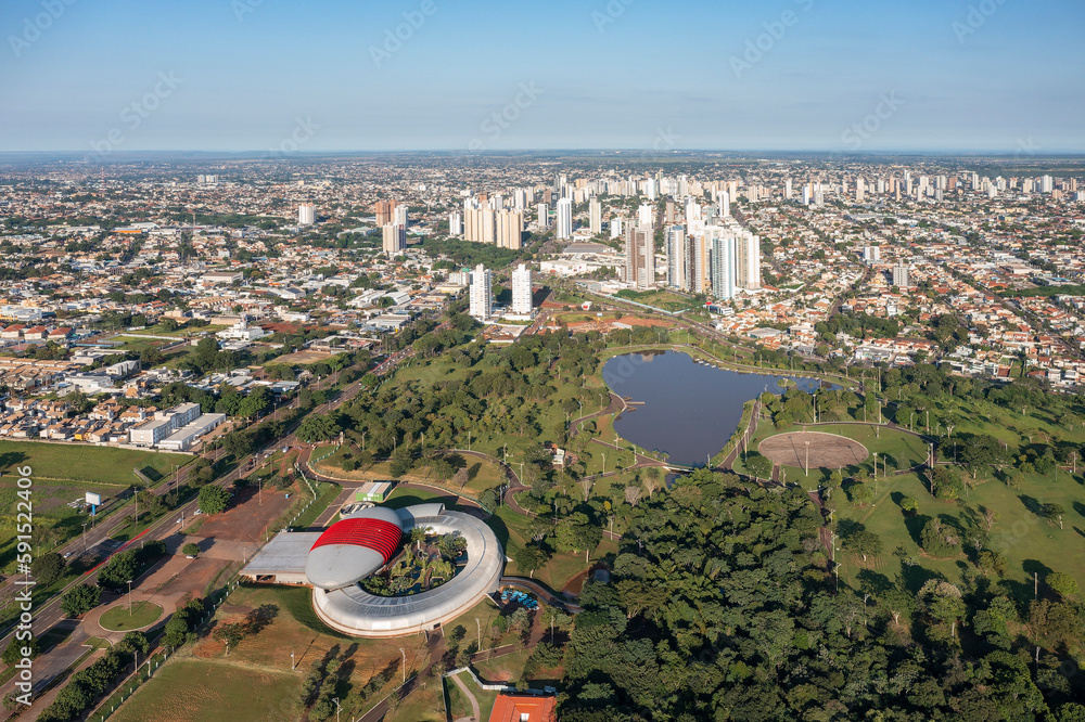 Vista aérea de Campo Grande, Mato Grosso do Sul